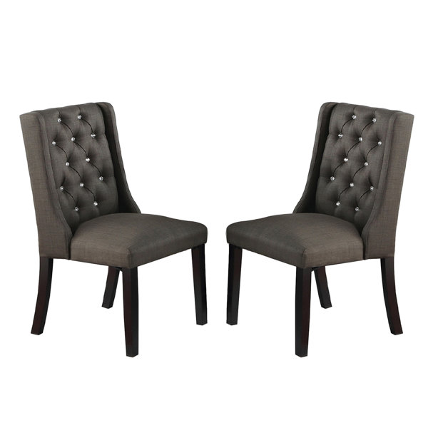 World Menagerie Polyfiber Upholstered Dining Chairs,Side Chairs,Dining Room Chairs | Wayfair
